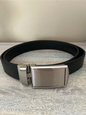 Men’s SlideBelts Onyx Black Full Grain Leather Belt